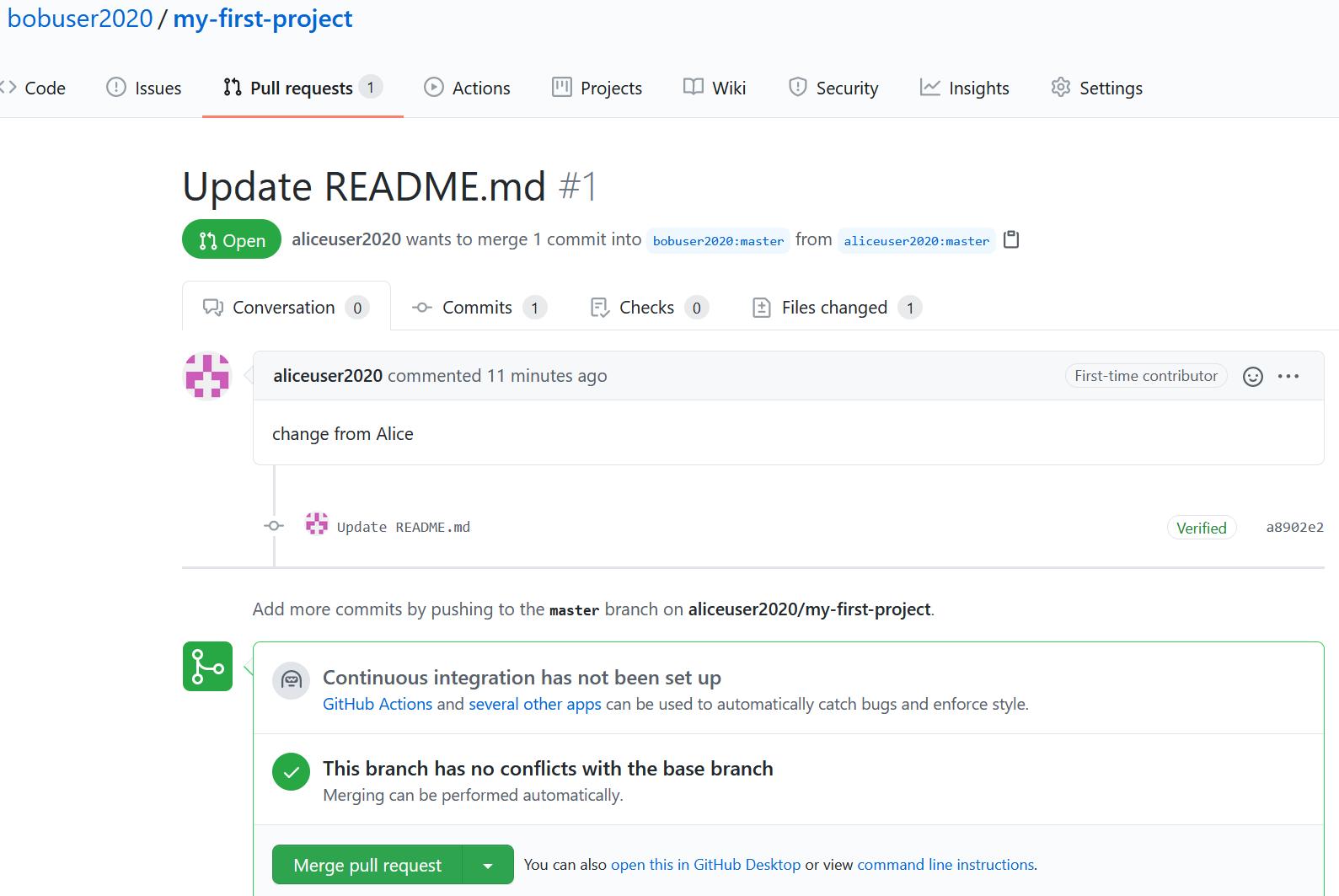 Get pull request