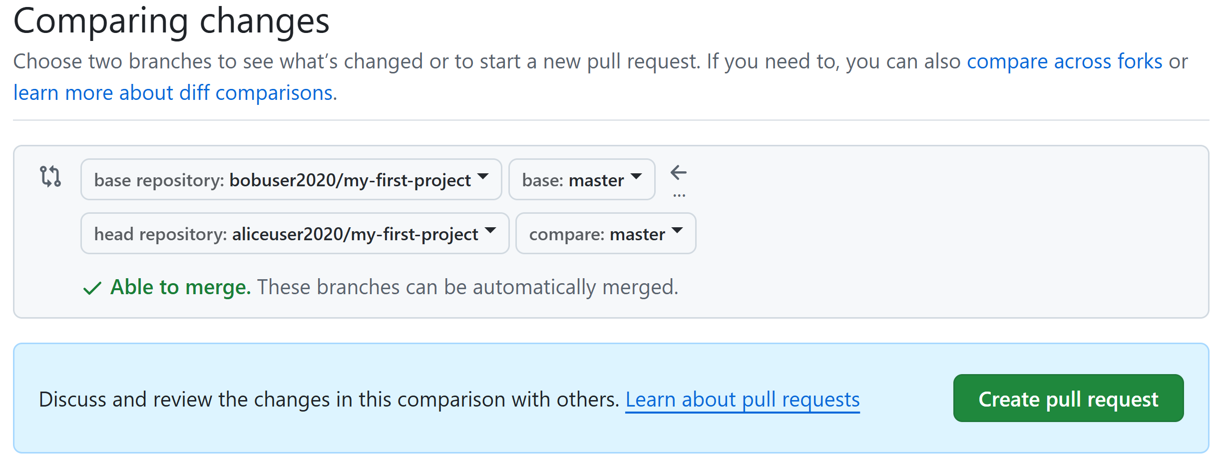 pull request